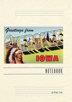 Paperback Vintage Lined Notebook Greetings from Cherokee Book