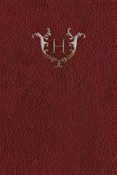 Paperback Monogram "H" Notebook Book