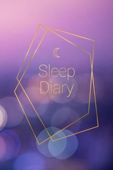 Paperback Sleep Diary Purple Lights Book