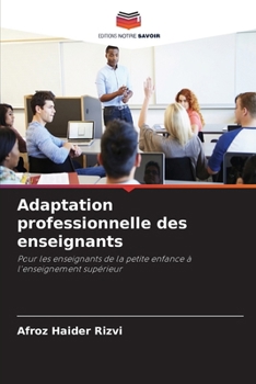 Paperback Adaptation professionnelle des enseignants [French] Book