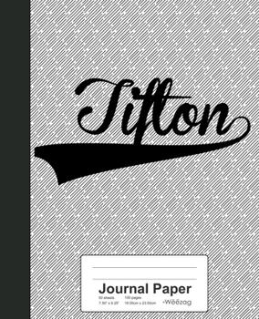 Paperback Journal Paper: TIFTON Notebook Book