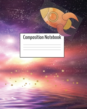 Paperback Composition Notebook: Space Journal Book