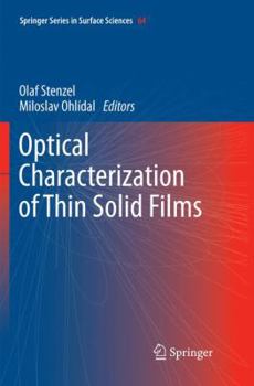 Paperback Optical Characterization of Thin Solid Films Book