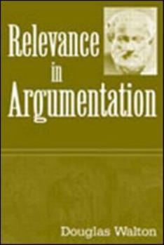 Hardcover Relevance in Argumentation Book
