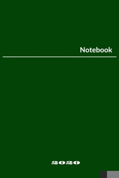 Paperback Notebook: Unlined Notebook - Green Notebook - Large (6 x 9inches) - 120 Pages - Green Cover Book