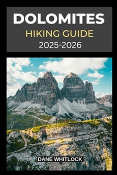 Paperback Dolomites Hiking Guide 2025 - 2026 Book