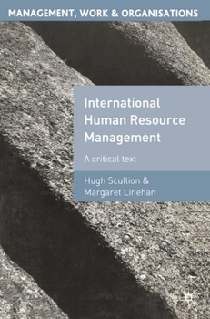 Paperback International Human Resource Management: A Critical Text Book