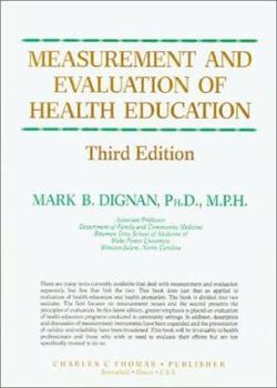 Hardcover Measurement and Evaluation of Health Education Book