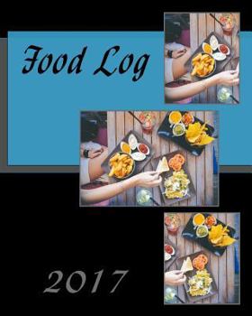 Paperback Food Log 2017 Book