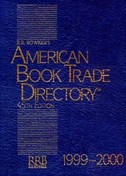 Hardcover American Book Trade Directory 1999-2000 Book