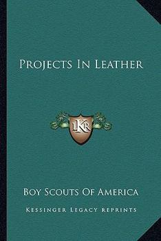 Paperback Projects In Leather Book