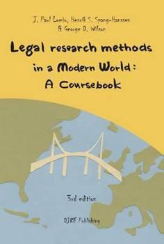 Paperback Legal Research Methods in a Modern World: A Coursebook Book