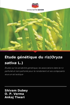 Paperback Étude génétique du riz(Oryza sativa L.) [French] Book