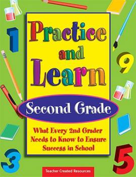 Paperback Practice and Learn-Second Grade Book