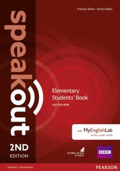 Paperback Speakout Elementary 2nd Edition Students' Book with DVD-ROM and MyEnglishLab Access Code Pack Book