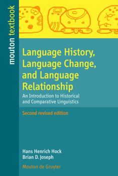 Paperback Language History, Language Change, and Language Relationship Book