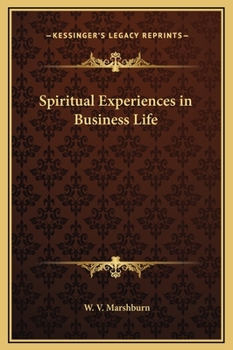 Hardcover Spiritual Experiences in Business Life Book