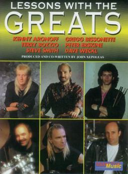 Paperback Lessons With the Greats: Drums (Manhattan Music Publications) Book