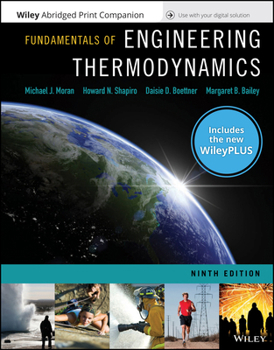 Paperback Fundamentals of Engineering Thermodynamics, 9e Wileyplus Card with Loose-Leaf Set Book