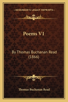 Paperback Poems V1: By Thomas Buchanan Read (1866) Book