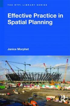 Paperback Effective Practice in Spatial Planning Book