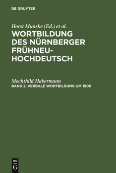 Hardcover Verbale Wortbildung um 1500 [German] Book