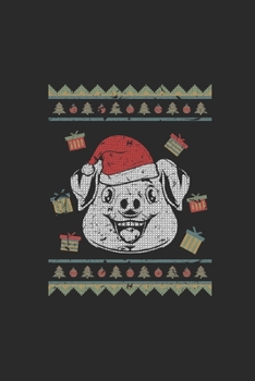 Ugly Christmas Pig: Graph Paper Notebook (6" x 9" - 120 pages) ~ Christmas Themed Notebook for Daily Journal, Diary, and Gift
