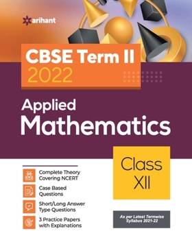 Paperback CBSE Term II Applied Mathematics 12th Book