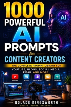 Paperback 1000 Powerful AI Prompts For Content Creators Book