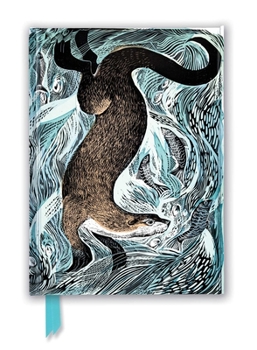 Misc. Angela Harding: Fishing Otter (Foiled Journal) Book