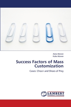 Paperback Success Factors of Mass Customization Book