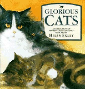 Hardcover Glorious Cats: A Collection of Words and Paintings Book