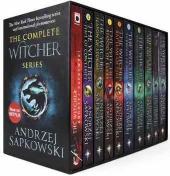Andrzej Sapkowski The Witcher Series Books 1–9 – Complete Fantasy Box Set Collection