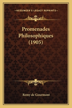 Paperback Promenades Philosophiques (1905) [French] Book