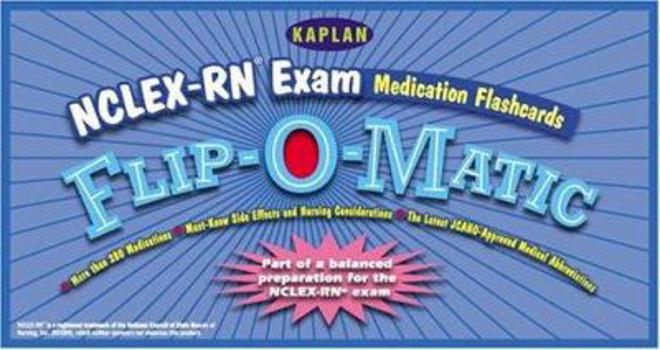 Paperback NCLEX-RN Exam Medication Flashcards Book