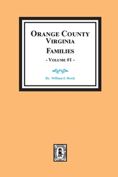 Paperback Orange County, Virginia FAMILIES, Volume #2 Book