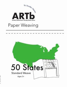 Paperback Paper Weaving - Standard Weave - 50 States theme Book