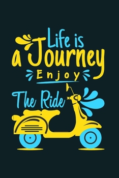 Life Is A Journey Enjoy The Ride: Feel Good Reflection Quote for Work | Employee Co-Worker Appreciation Present Idea | Office Holiday Party Gift Exchange