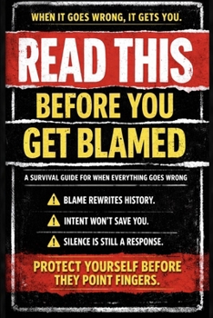 Paperback Read This Before You Get Blamed: A Survival Guide for When Everything Goes Wrong Book