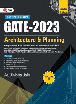 GATE 2023 : Architecture & Planning Vol 1 - Guide by GKP