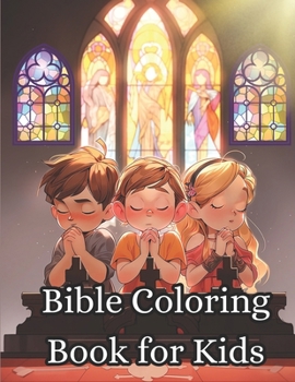 Paperback Bible Coloring Book for Kids: Bible Scene Coloring Pages and Inspirational Bible Passages Book