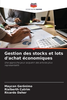 Paperback Gestion des stocks et lots d'achat économiques [French] Book