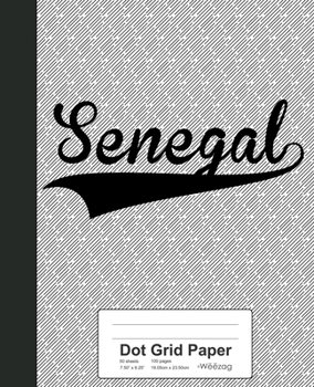 Paperback Dot Grid Paper: SENEGAL Notebook Book