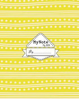 Paperback Notebook: My Note My Idea,8 x 10, 110 pages: Assortment Yellow: (School Notebooks) Book