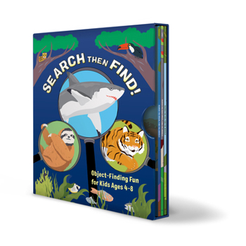 Paperback Search Then Find! 3 Book Box Set: Object-Finding Fun for Kids Ages 4-8 Book