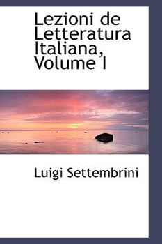 Lezioni de Letteratura Italiana