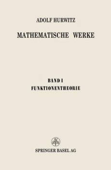 Paperback Mathematische Werke: Erster Band Funktionentheorie [German] Book