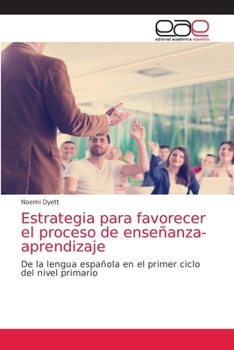 Paperback Estrategia para favorecer el proceso de enseñanza-aprendizaje [Spanish] Book