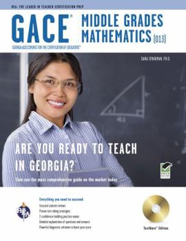 Paperback GACE Middle Grades Mathematics: TestWare Edition: (013) [With CDROM] Book