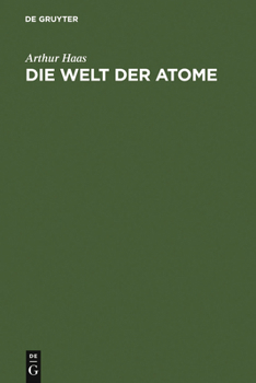 Hardcover Die Welt der Atome [German] Book